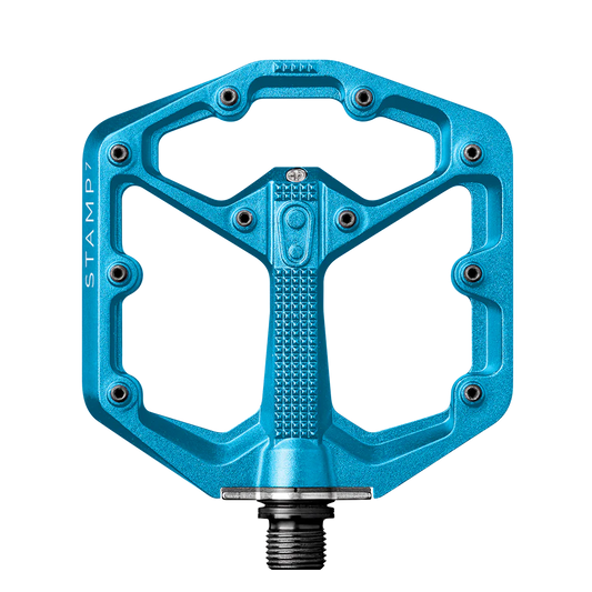 CRANKBROTHERS STAMP 7 Pedales planos pequeños Azul