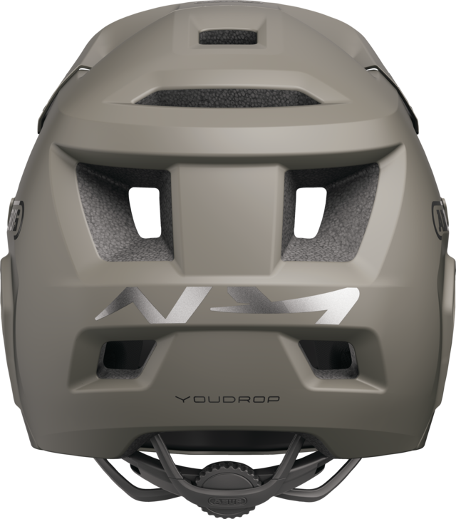 Casco MTB ABUS YOUDROP FF Junior Dust Gris
