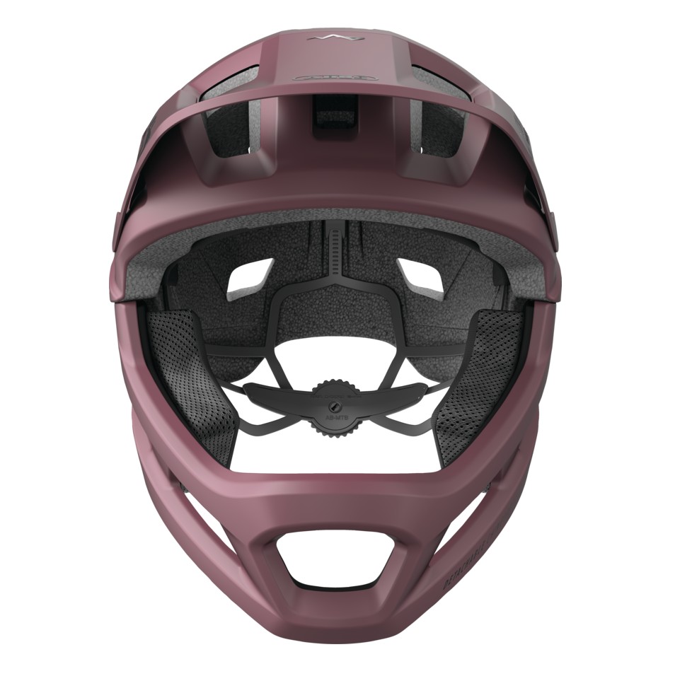 Casco MTB ABUS YOUDROP FF Junior Blush Rojo