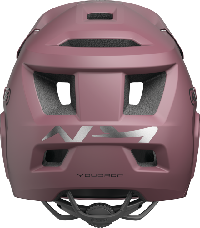 Casco MTB ABUS YOUDROP FF Junior Blush Rojo