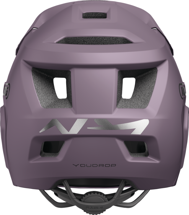 Casco de MTB ABUS YOUDROP FF Junior Salt Violet