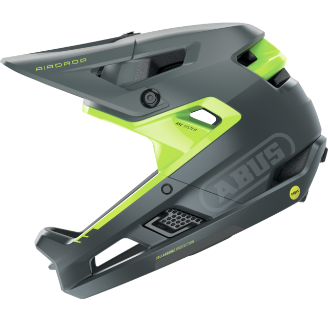 Casco MTB ABUS AIRDROP MIPS Gris/Amarillo