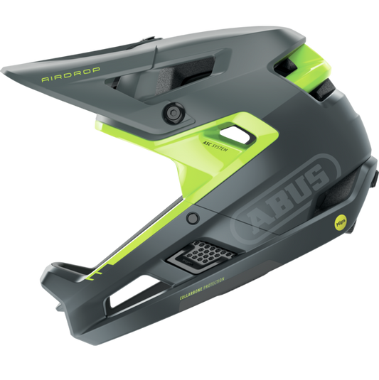 Casco MTB ABUS AIRDROP MIPS Gris/Amarillo