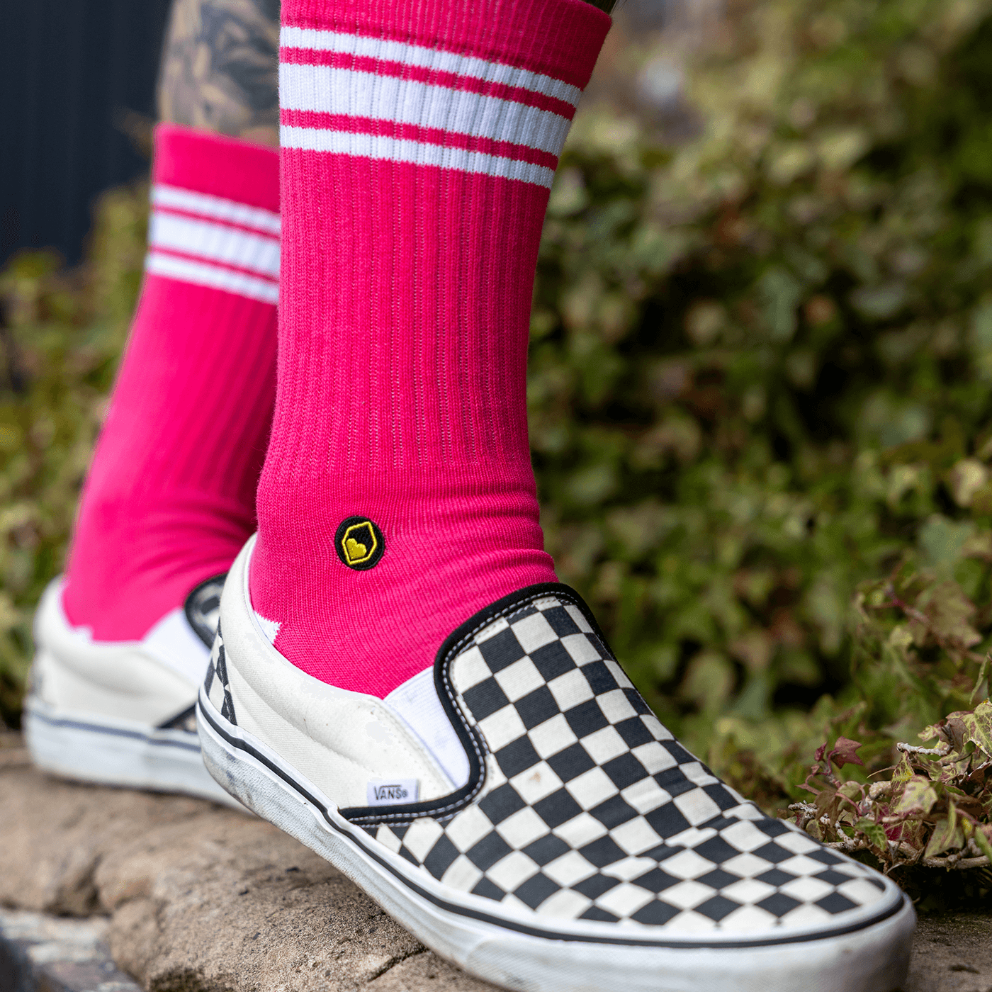 Calcetines BURGTEC EVERYDAY CREW Rosa