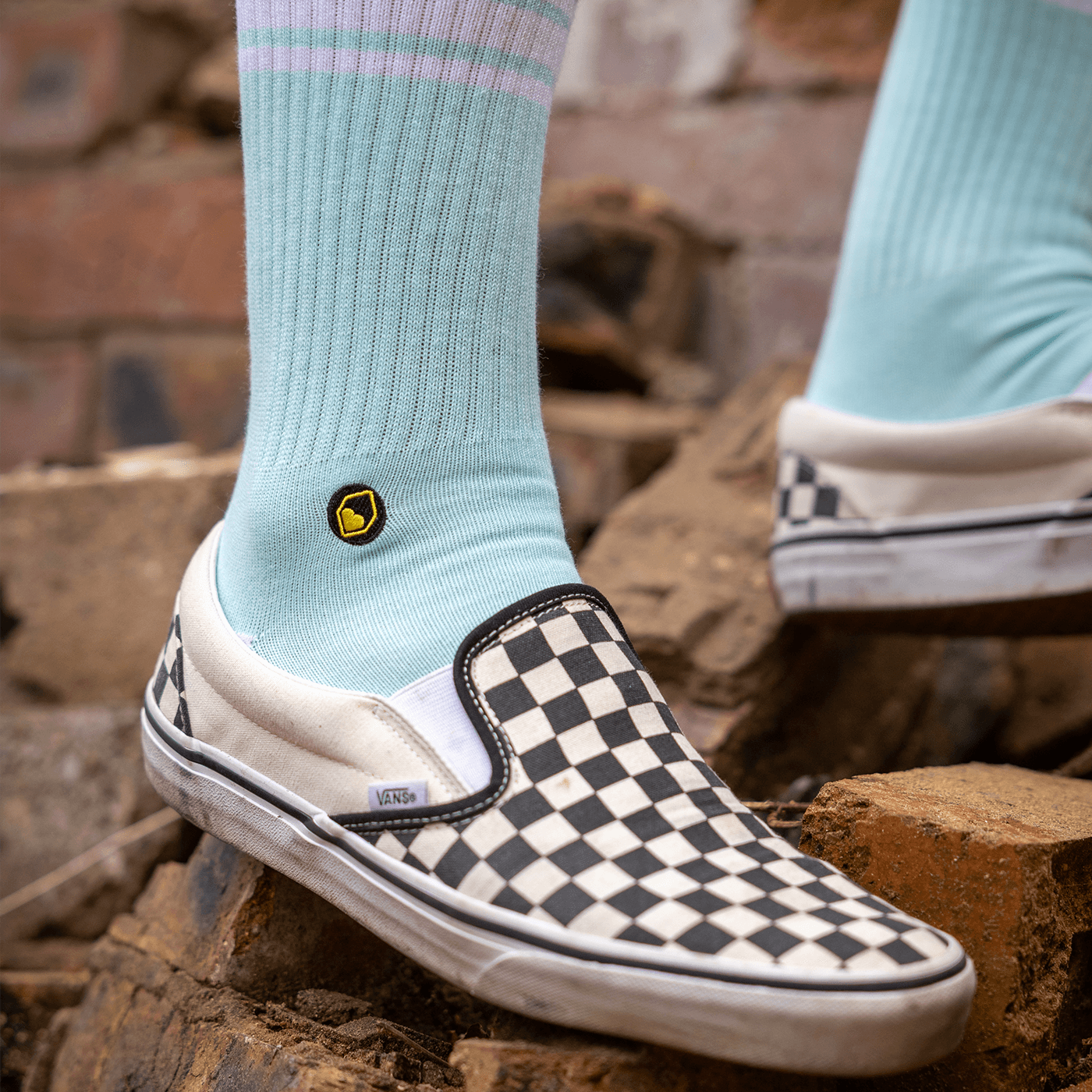 Calcetines BURGTEC EVERYDAY CREW azul cielo