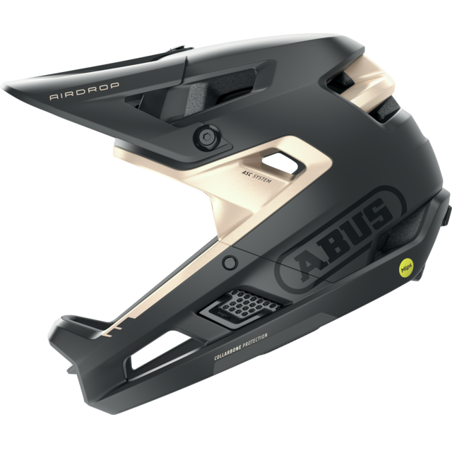 Casco MTB ABUS AIRDROP MIPS Negro/Oro