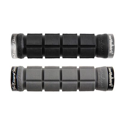 Puños LIZARD SKINS NORTHSHORE Lock-On Negro/Plata
