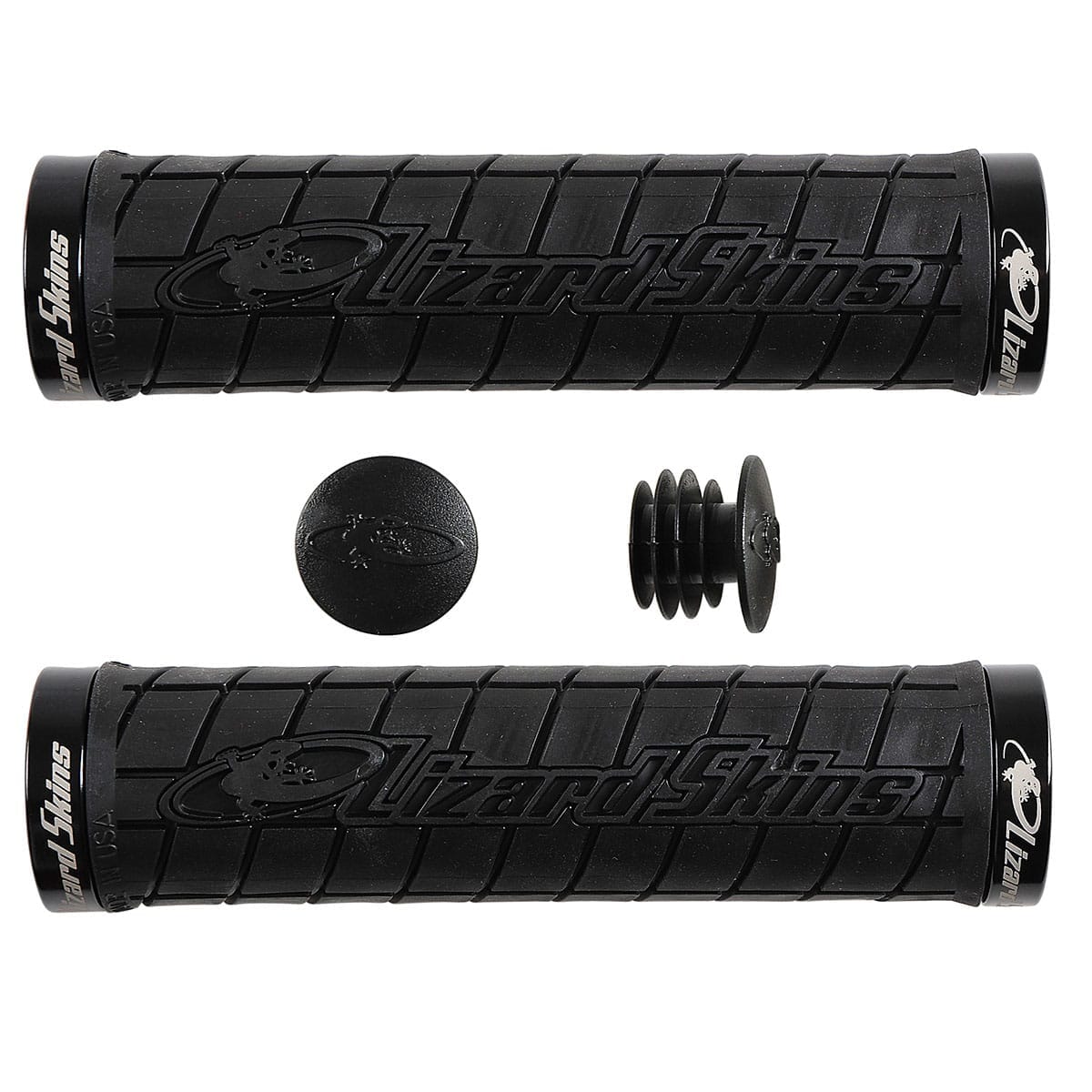 Grips LIZARD SKINS LOGO Lock-On Noir