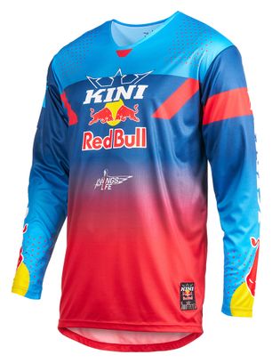 Maillot de manga larga O'NEAL MXC Kini Red Bull 2.0 azul/rojo - vista frontal