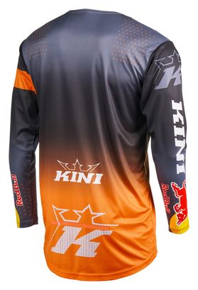 Maillot de manga larga O'NEAL MXC Kini Red Bull 2.0 gris/naranja - vista trasera