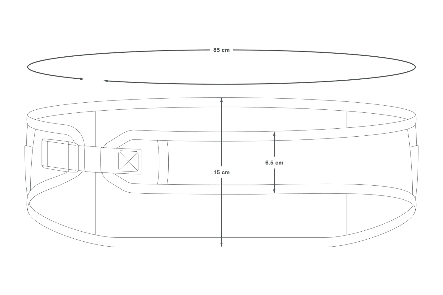 APIDURA EXPEDITION WAIST BELT Negro
