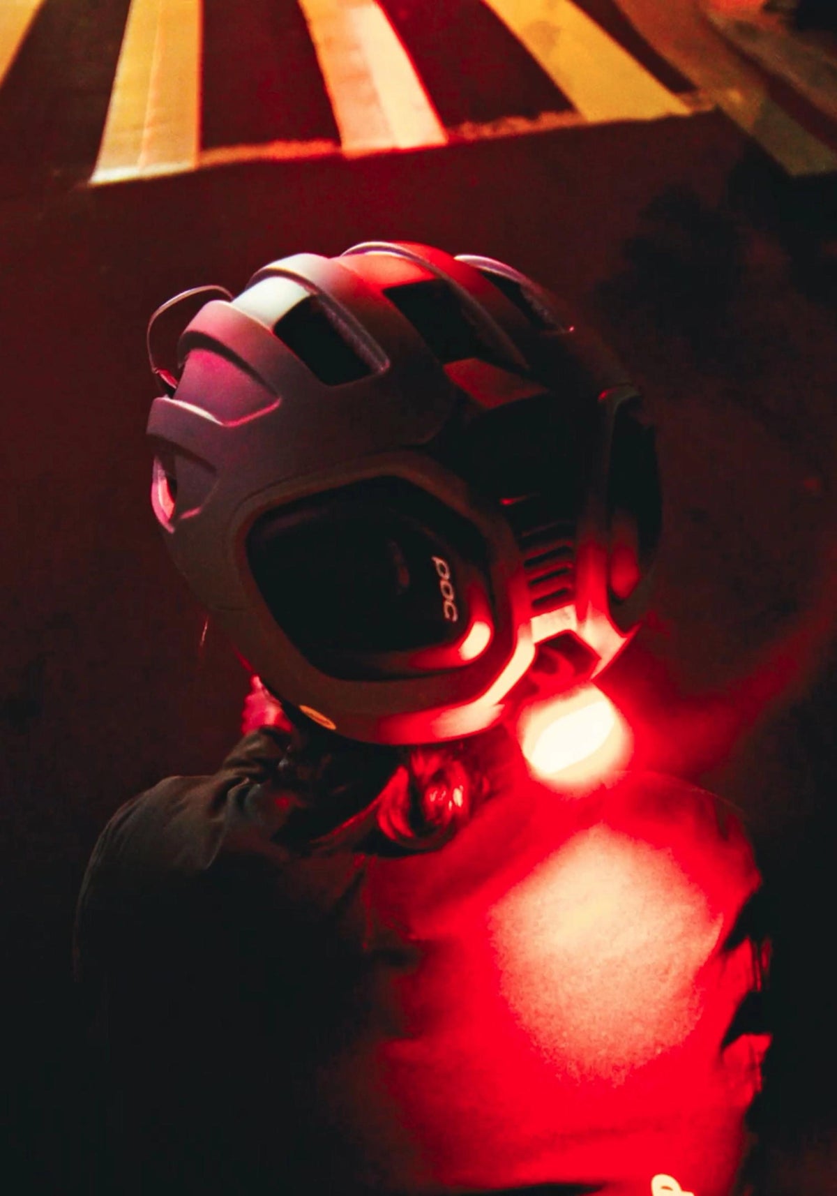 Luz de Casco KNOG  POC AMIDAL Naranja