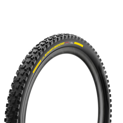 Cubierta PIRELLI SCORPION EMPEROR 29x2.40 Soft ProWall Tubeless Ready de aro flexible negro/amarillo Team Edition