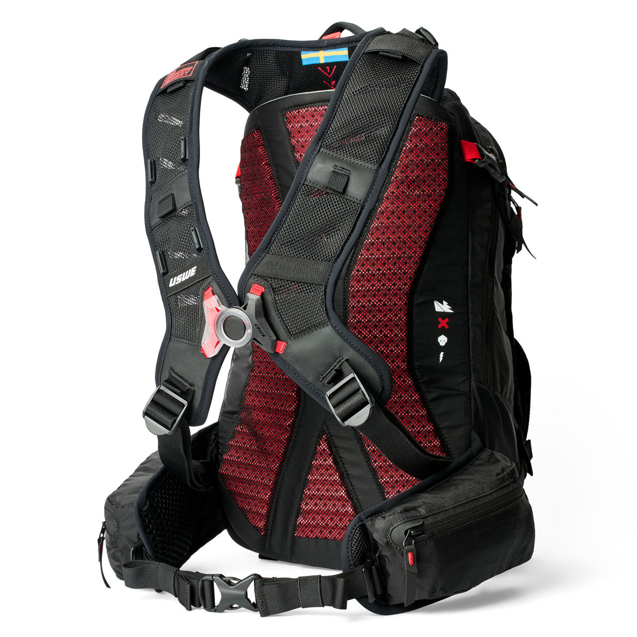 Mochila USWE ZIPPERED DAYPACK 16L Backpack Negro