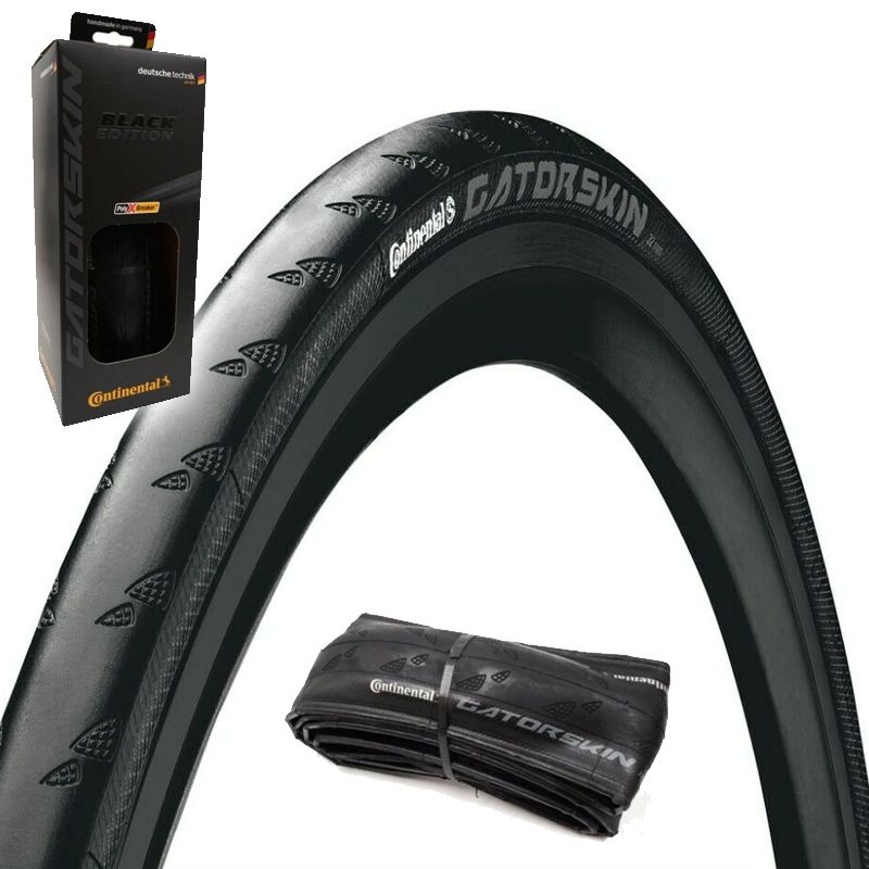 Neumático CONTINENTAL GATORSKIN 700c TubeType Full Black