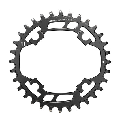 Plato Mono SRAM X-SYNC 11V Agujeros 94mm Acero Negro