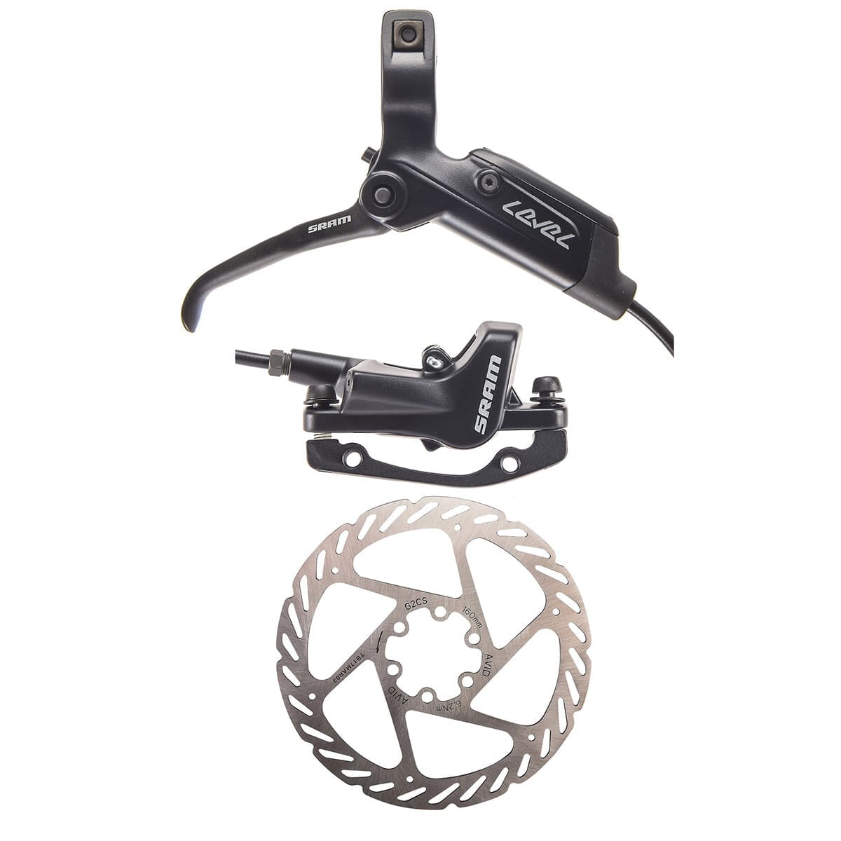 Par de frenos de disco SRAM LEVEL Black