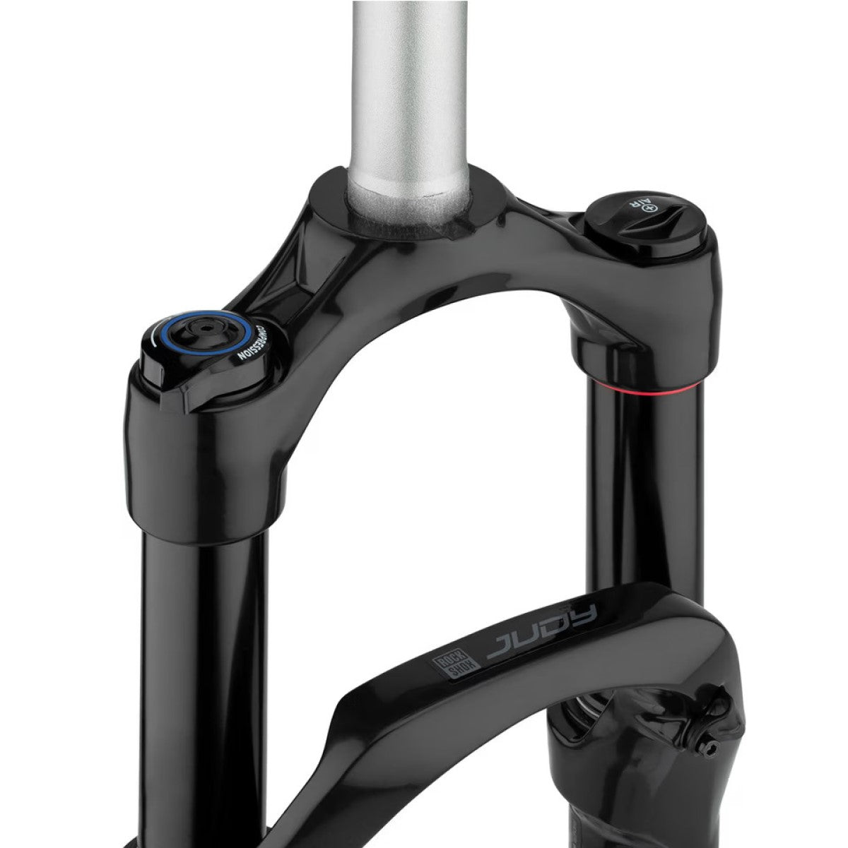 Horquilla ROCKSHOX JUDY GOLD RL REMOTE 27.5" SoloAir, tubo de dirección recto de 1"1/8, eje 9x100 QR, negra