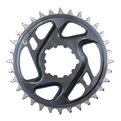 Plato Mono SRAM X-SYNC 2 EAGLE 12V Direct Mount Offset 6 mm Gris Lunar