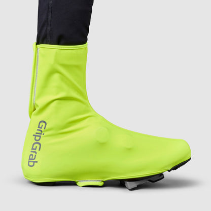 Cubrezapatillas de carretera impermeables GRIPGRAB RIDE 2 amarillos
