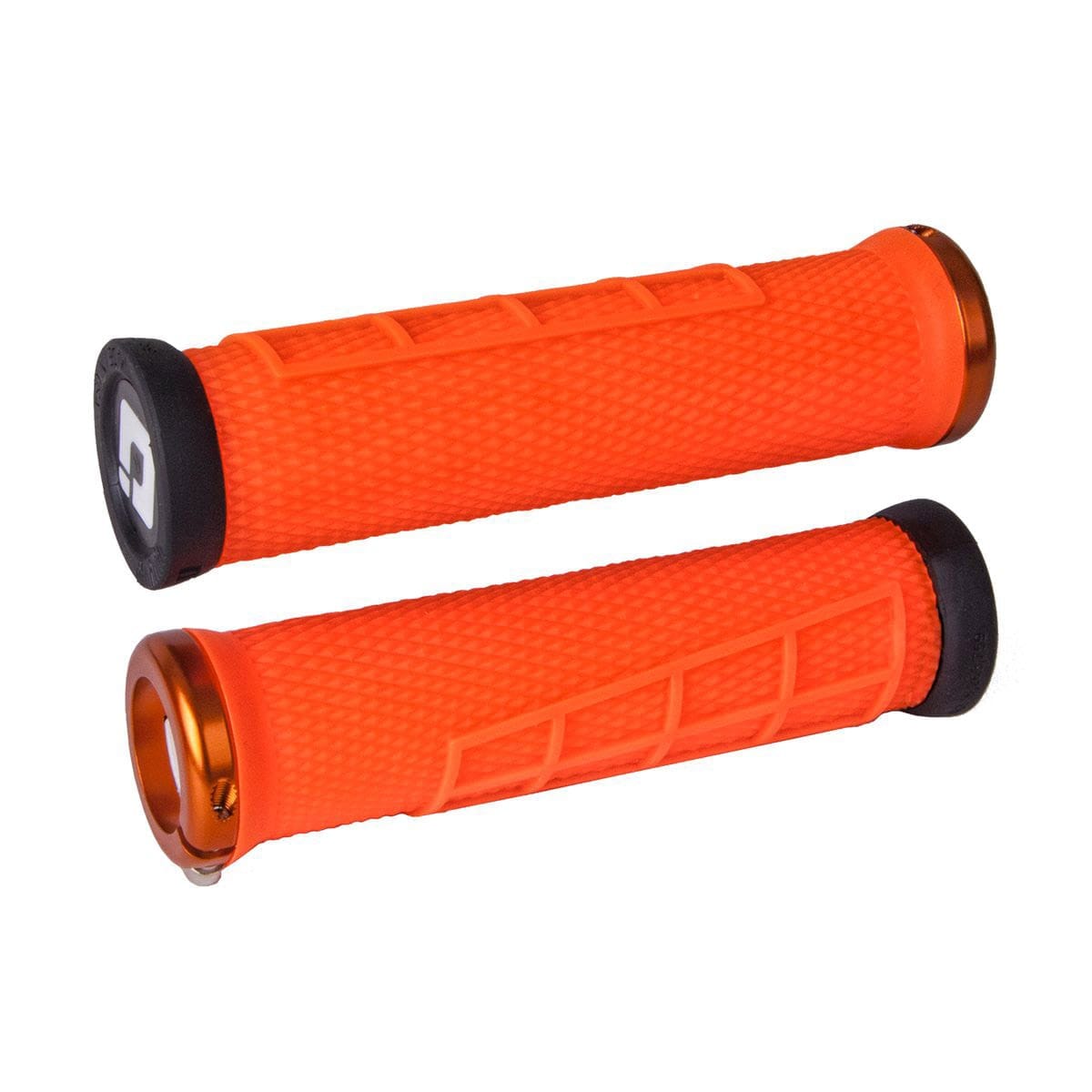 Puños ODI ELITE FLOW Lock-On 130 mm Naranja