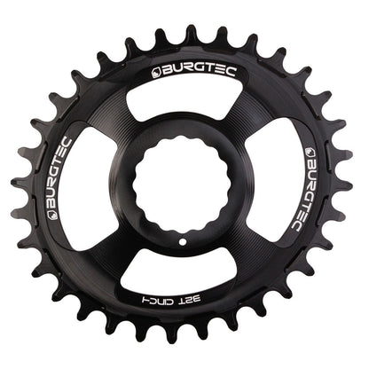 Plato Mono BURGTEC THICK THIN OVAL RaceFace Cinch 10/11/12V Direct Mount Narrow Wide Negro