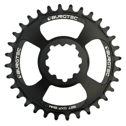 Plato Mono BURGTEC GXP THICK THIN 9/10/11/12V Direct Mount Narrow Wide Offset 6 mm Negro