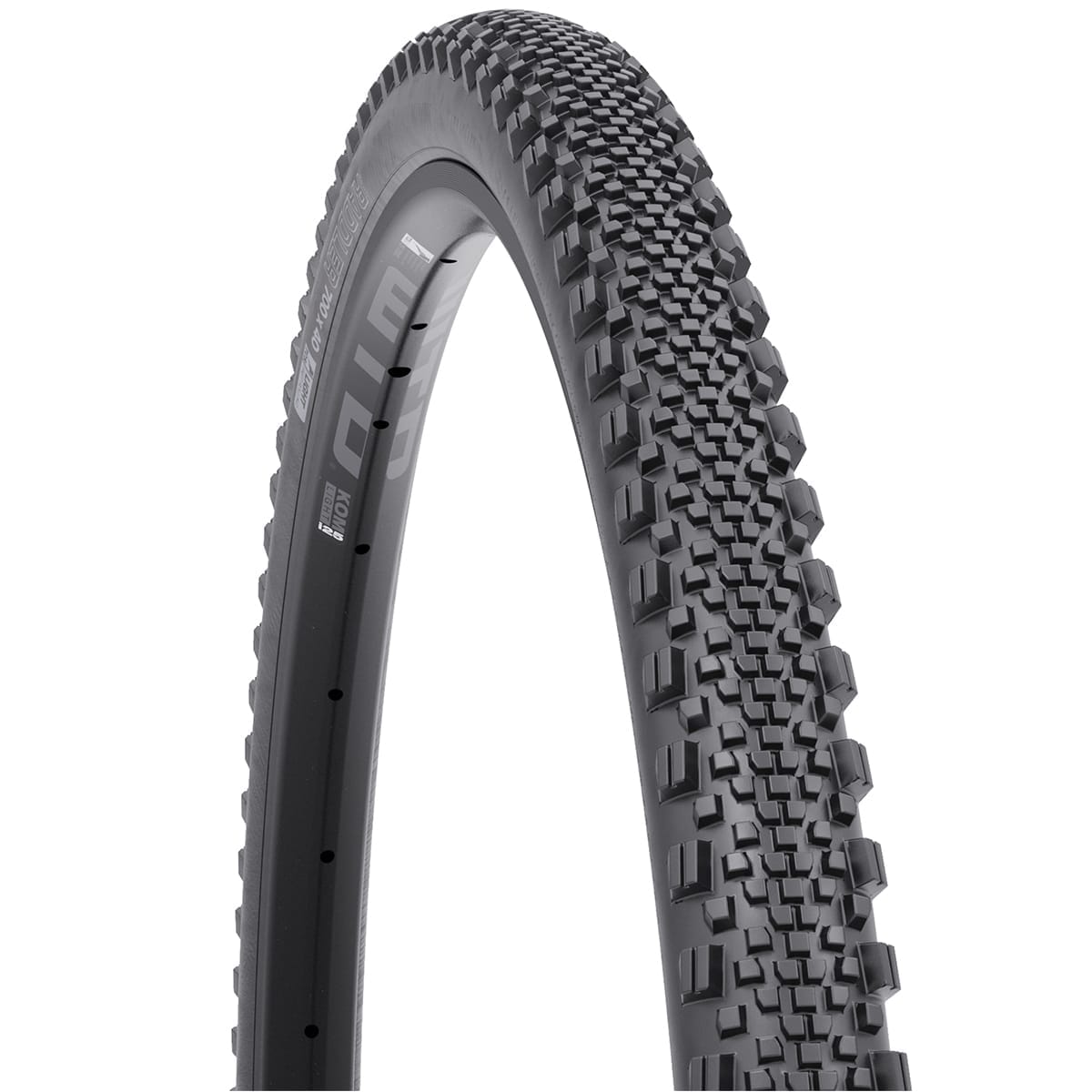 Pneu WTB RADDLER TCS LIGHT FAST ROLLING DUAL DNA SG2 700x40c Tubeless Ready Renforcé Noir