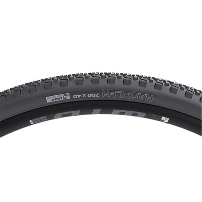 Neumático WTB RADDLER TCS LIGHT FAST ROLLING DUAL DNA SG2 700x40c Tubeless Ready Reforzado Negro