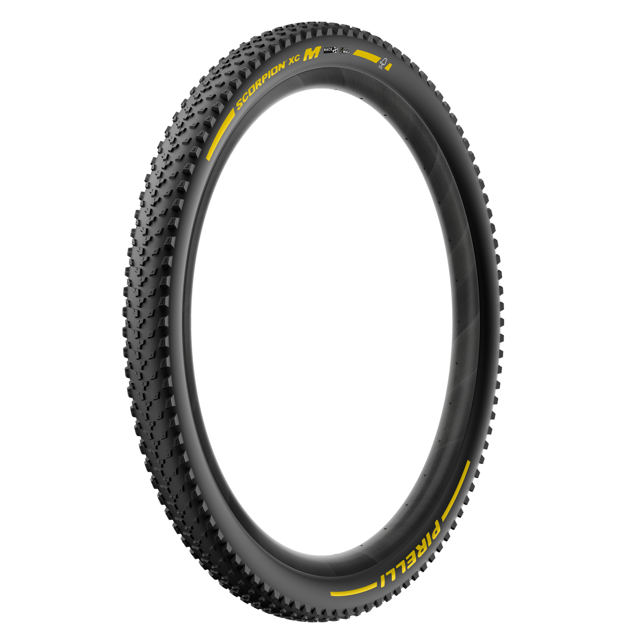 Neumático PIRELLI SCORPION RACE XC M ProWall 29x2.40 Tubeless Ready Blando Amarillo Team Edition