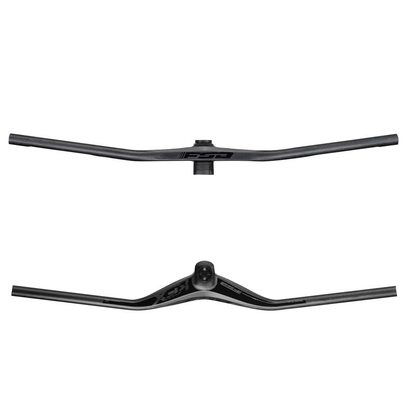 Manillar Integrado FSA KFX SIC Carbono Plano 65mm x 780mm Carbono