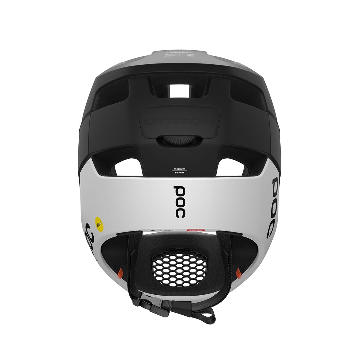 Casco MTB POC OTOCON RACE MIPS Negro/Blanco Mate