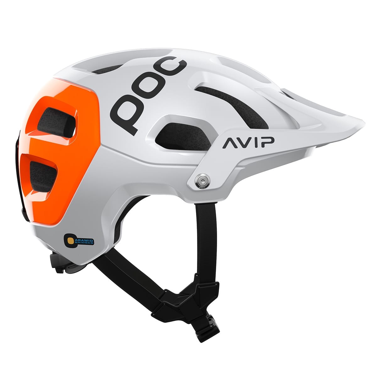 Casque VTT POC TECTAL RACE MIPS NFC AVIP Blanc/Orange