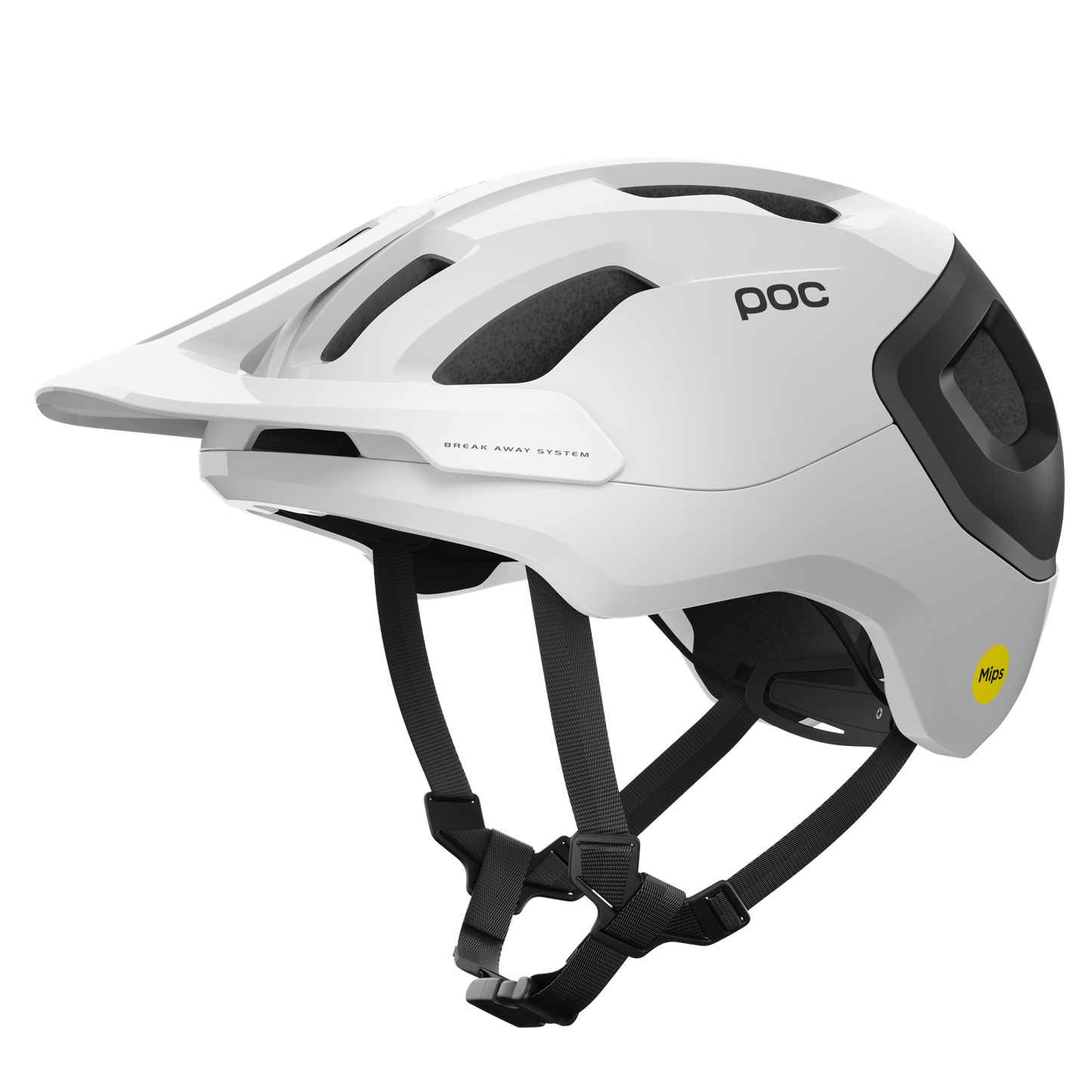 Casco MTB POC AXION RACE MIPS Blanco/Negro Mate