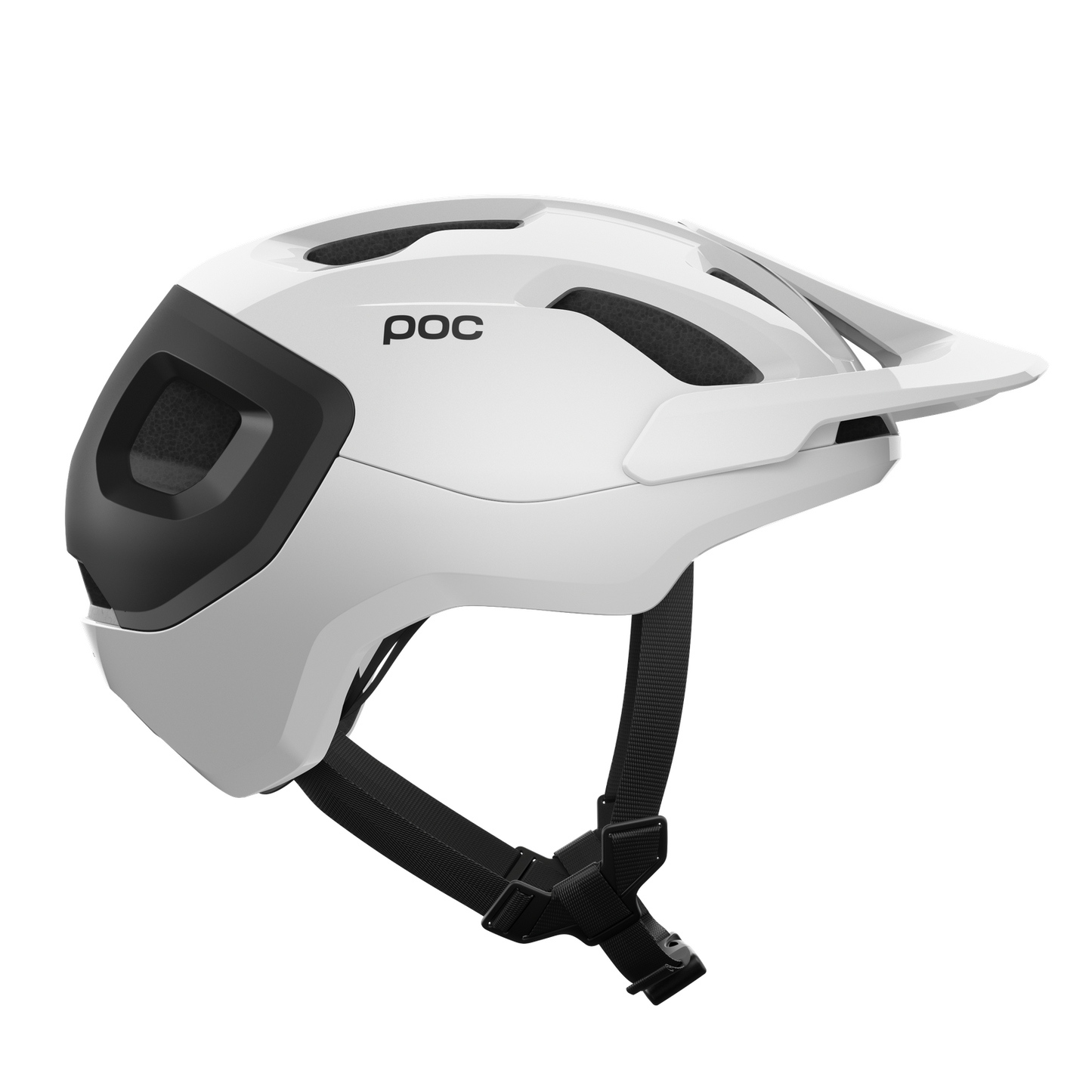 Casco MTB POC AXION RACE MIPS Blanco/Negro Mate