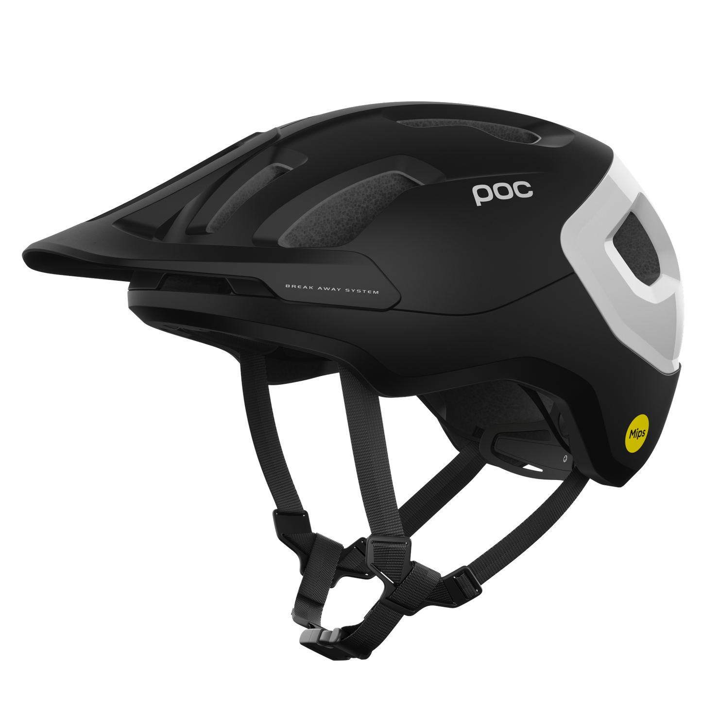 Casco MTB POC AXION RACE MIPS Negro mate/Blanco