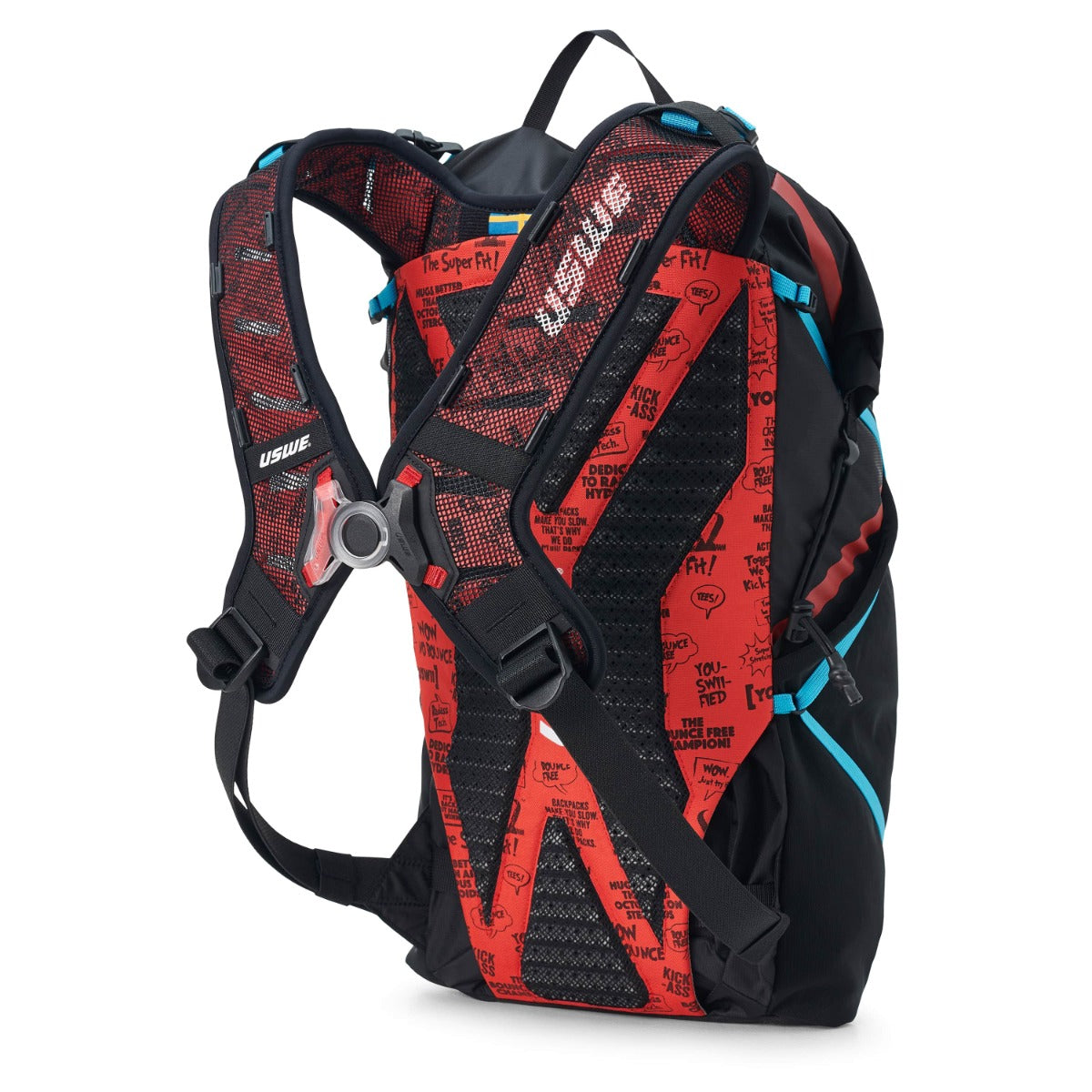 Mochila USWE HAJKER 30 L Negro/Rojo