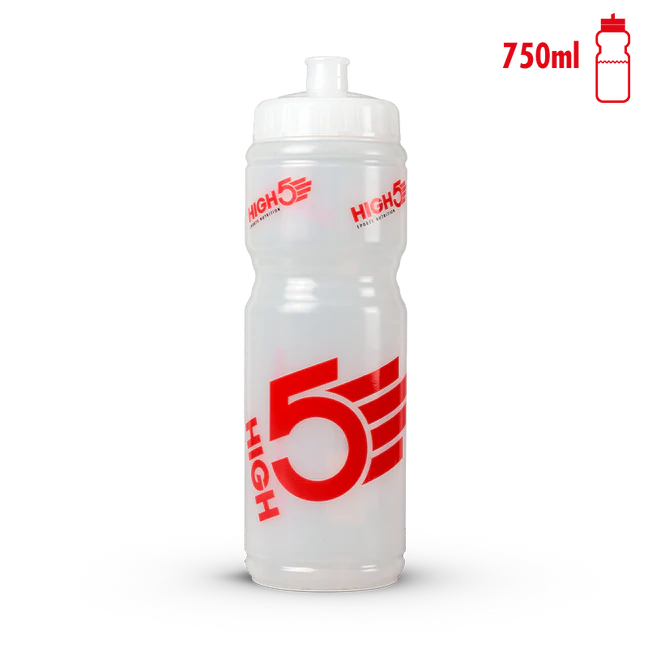 Botella + 10 Tabletas de Hidratación Electrolítica High5 CYCLE PACK Fruta Roja