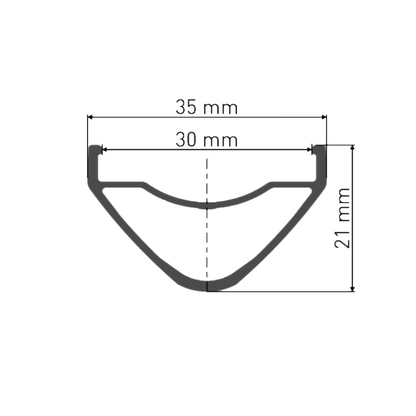 Rueda Trasera DT SWISS HX 1700 LS SPLINE 30 mm 29" 12x148 mm Boost