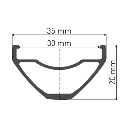 Rueda Trasera DT SWISS E 1900 SPLINE 30 mm 27.5" 12x142 mm