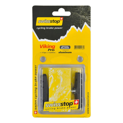 Kit 2 portapatines SWISS STOP VIKING Negro Aluminio