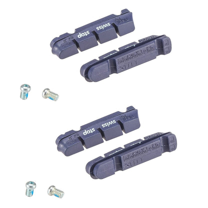 Kit 4 Pastillas SWISS STOP FLASH Azul Aluminio