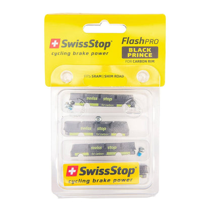 Kit 4 Pastillas SWISS STOP FLASH Negro Carbono