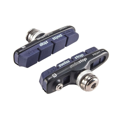 Kit 2 Portazapatas SWISS STOP ORGÁNICOS FLASH PRO AZUL Aluminio
