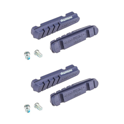 Kit 4 Pastillas SWISS STOP FLASH EVO Azul Aluminio