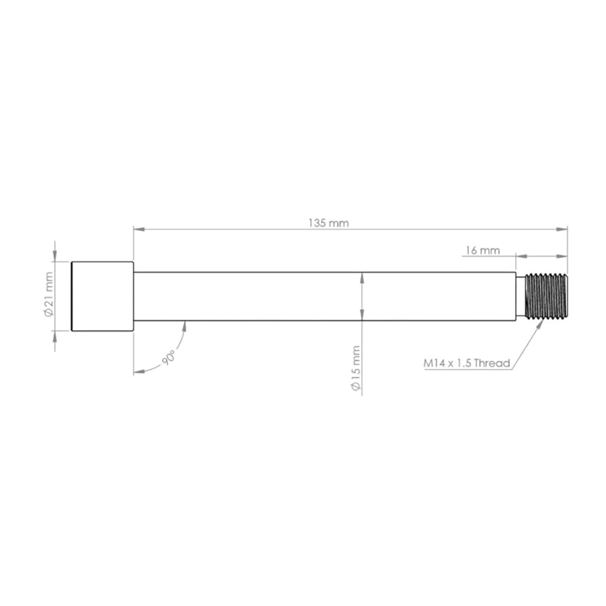 Axe de Roue Avant BURGTEC pour Fourche FOX 15x110 mm Boost KaboltX 2021 Rose