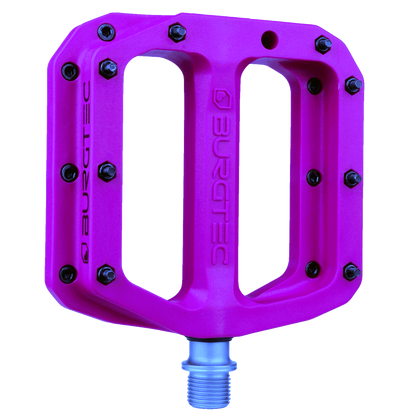 Pedales Planos BURGTEC MK4 Composite Purple Rain Violeta