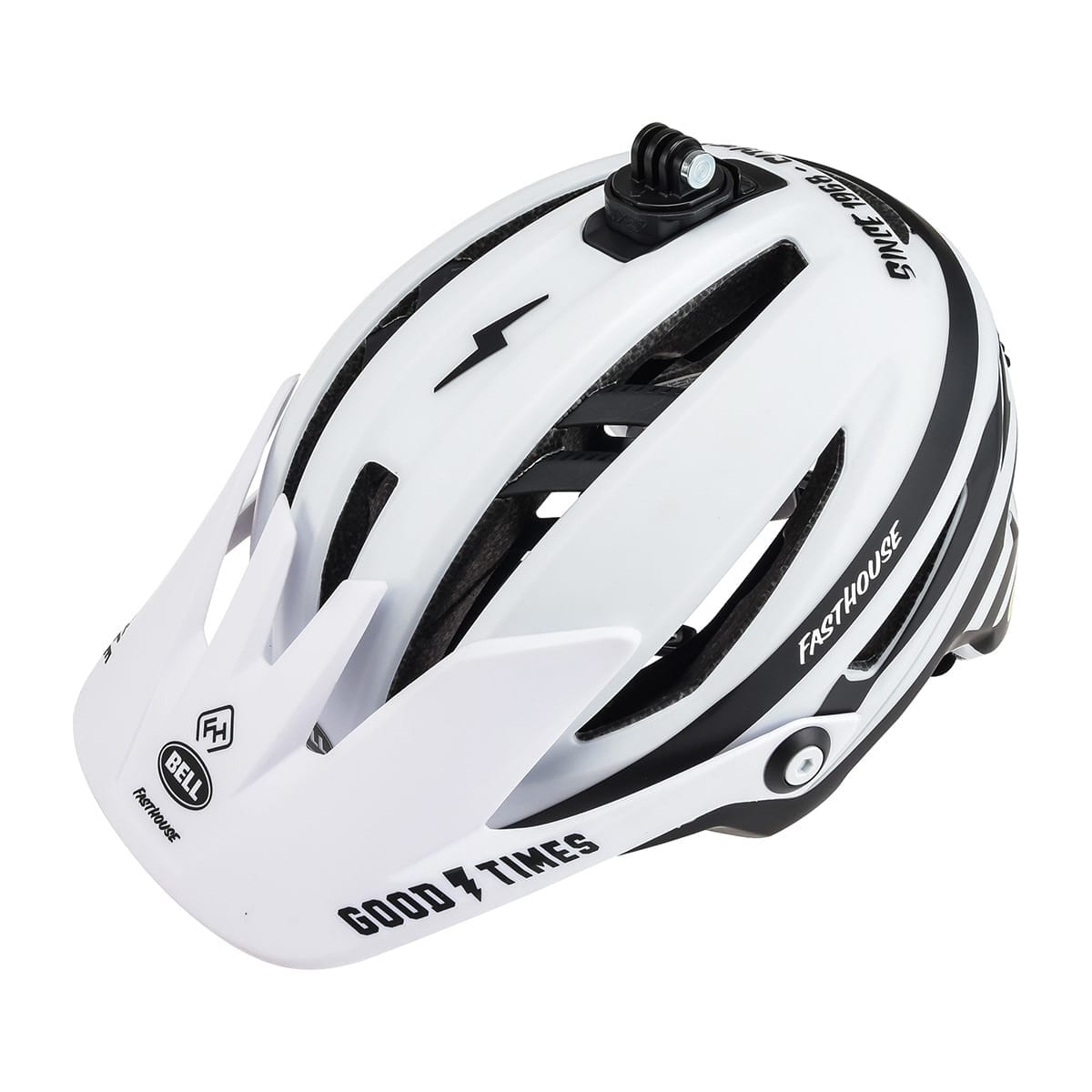 Casco MTB BELL SIXER MIPS FASTHOUSE Blanco/Negro
