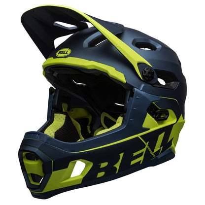 Casco MTB BELL SUPER DH MIPS Azul/Amarillo
