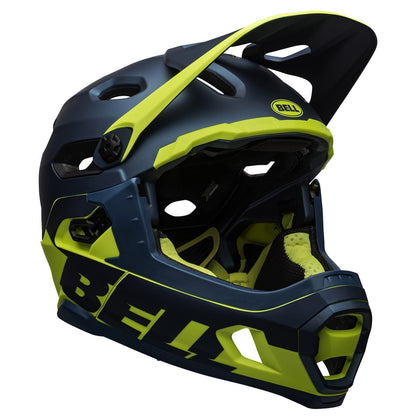 Casco MTB BELL SUPER DH MIPS Azul/Amarillo